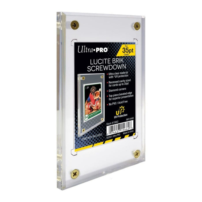 Ultra Pro Lucite Brik Screwdown With UV Protection - Pastime Sports & Games