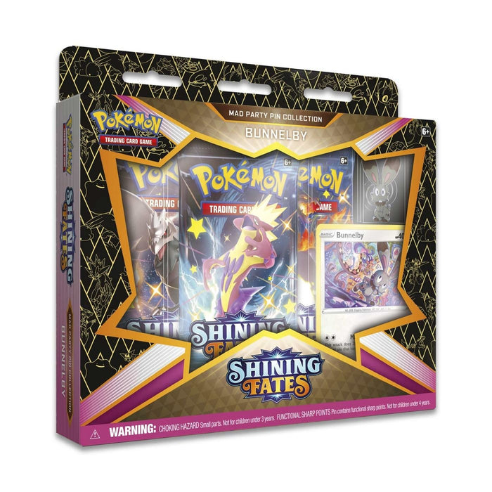 Pokemon Shining Fates Mad Party Pin Collection - Pastime Sports & Games