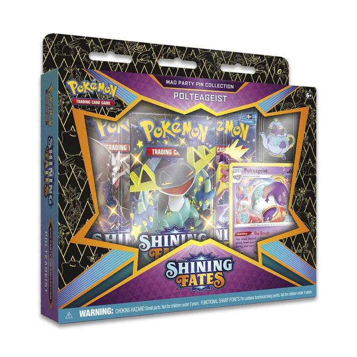 Pokemon Shining Fates Mad Party Pin Collection - Pastime Sports & Games