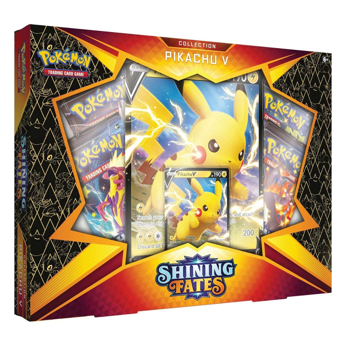 Pokemon Shining Fates Pikachu V Collection Box– Pastime Sports & Games