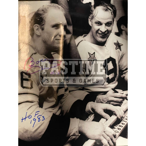Bobby Hull Autographed 11X14 (Black And White) - Pastime Sports & Games