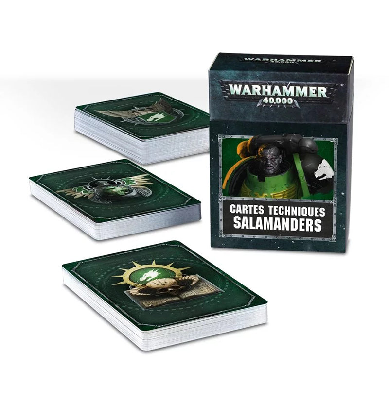 Warhammer 40,000 Data Cards Cartes Techniques Salamander (French) Salamanders - Pastime Sports & Games