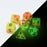 Die Hard Dice 7pc Glow in the Dark RPG Dice Set Alchemist's Fire - Pastime Sports & Games