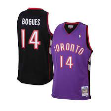 1999-2000 Toronto Raptors Muggsy Bogues Mitchell & Ness Purple Basketball Jersey - Pastime Sports & Games