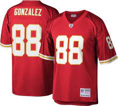 Kansas City Chiefs Tony Gonzalez 2004 Mitchell & Ness Red Football Jersey - Pastime Sports & Games