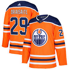 Leon Draisaitl Autographed Edmonton Oilers Replica Reverse Retro