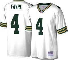 Green Bay Packers Brett Favre 1996 Mitchell & Ness White Football Jersey - Pastime Sports & Games