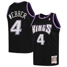 2000-01 Sacramento Kings Chris Webber Mitchell & Ness Black Basketball Jersey - Pastime Sports & Games