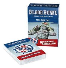 Blood Bowl Necromatic Horror Team Cards (202-10) - Pastime Sports & Games