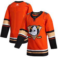 2020/21 Anaheim Ducks Alternate Home Adidas Orange Hockey Jersey - Pastime Sports & Games