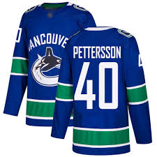 2017/18 Elias Pettersson Vancouver Canucks Youth Home Jersey - Pastime Sports & Games