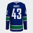 Vancouver Canucks Quinn Hughes 2021/22 Adidas Blue Hockey Jersey - Pastime Sports & Games