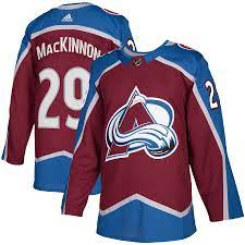Colorado Avalanche Nathan MacKinnon 2021/22 Home Adidas Burgundy Hockey Jersey - Pastime Sports & Games