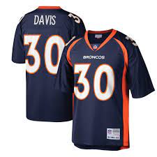 Denver Broncos Terrell Davis 1998 Mitchell & Ness Blue Football Jersey - Pastime Sports & Games