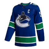 2018/19 Bo Horvat Vancouver Canucks Hockey Home Orca Jersey (Blue Adidas) - Pastime Sports & Games