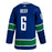 Brock Boeser Vancouver Canucks Hockey Home Orca Jersey (Blue Adidas) - Pastime Sports & Games