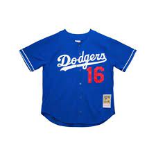 Los Angeles Dodgers Hideo Nomo Authentic Mitchell & Ness Batting Practice  Blue Baseball Jersey