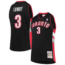 2012-13 Toronto Raptors Kyle Lowry Mitchell & Ness Black Basketball Jersey - Pastime Sports & Games