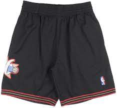 Philadelphia 76ers 1999-2000 Mitchell & Ness Black Basketball Shorts - Pastime Sports & Games