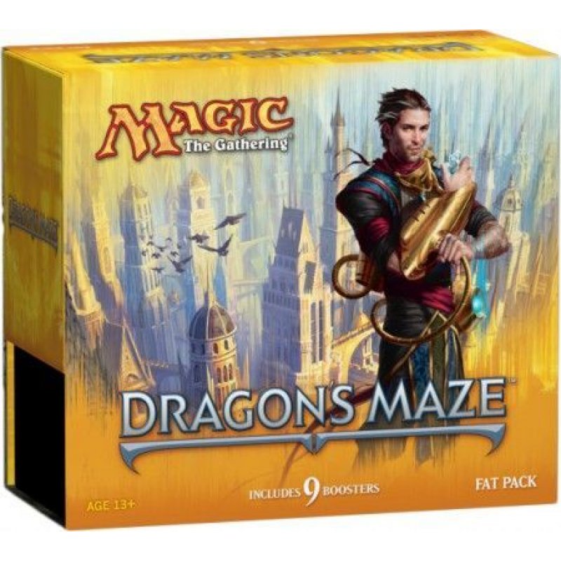 Magic The Gathering Dragon's Maze Fat Pack - Pastime Sports & Games