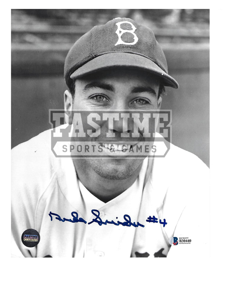 Duke Snider Autographed 8X10 Boston Red Sox (Pose) - Pastime Sports & Games