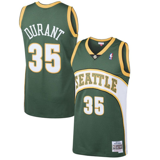 2007/08 Kevin Durant Seattle Super Sonics Home Basketball Jersey (Green Mitchell & Ness) - Pastime Sports & Games