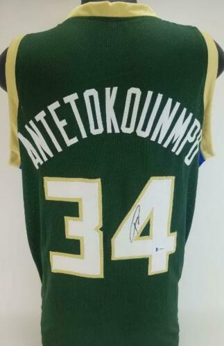 Giannis Antetokounmpo Autographed Custom Jersey - Pastime Sports & Games