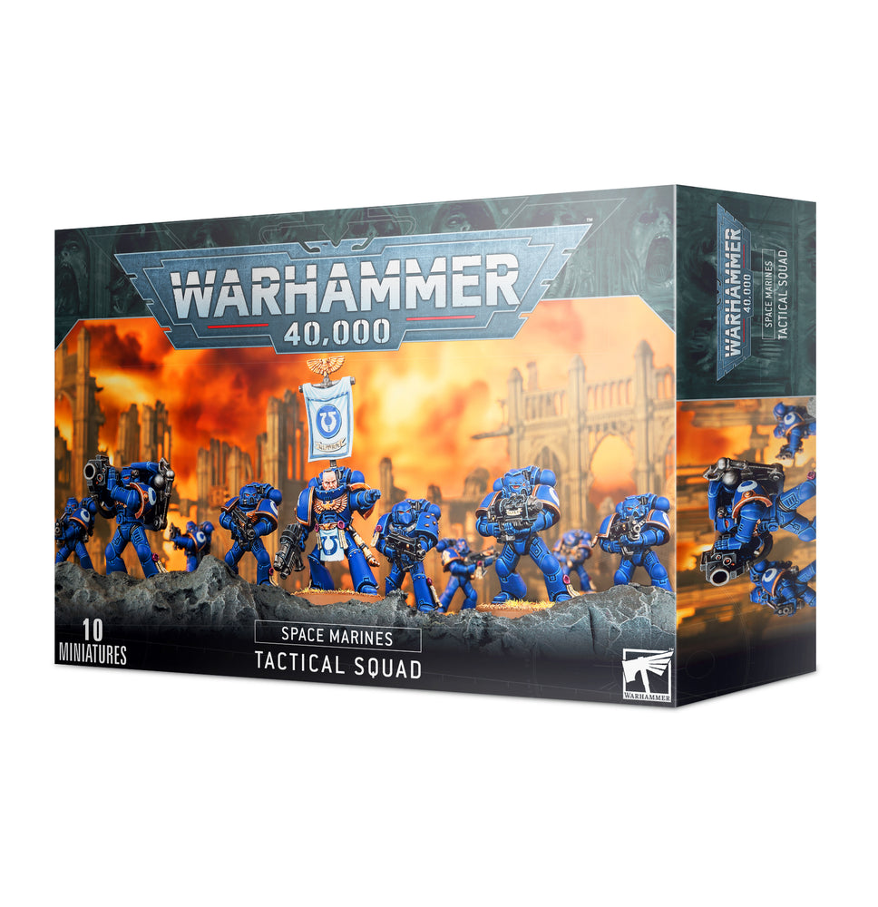 Warhammer 40,000 Adeptus Astartes Space Marine Tactical Squad (48-07) - Pastime Sports & Games