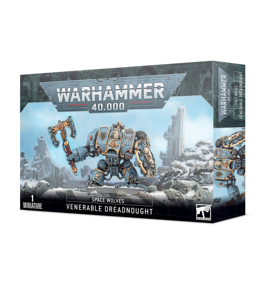 Warhammer 40,000 Space Wolves Venerable Dreadnought (53-12) - Pastime Sports & Games