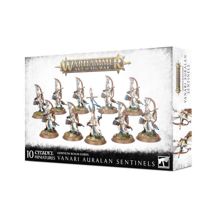 Warhammer Age of Sigmar Lumineth Realm-Lords Vanari Auralan Sentinels (87-58) - Pastime Sports & Games