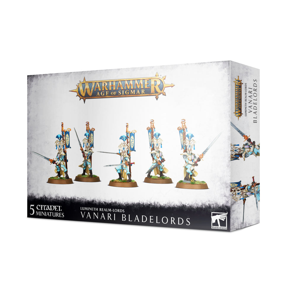 Warhammer Age of Sigmar Lumineth Realm-Lords Vanari Bladelords (87-23) - Pastime Sports & Games