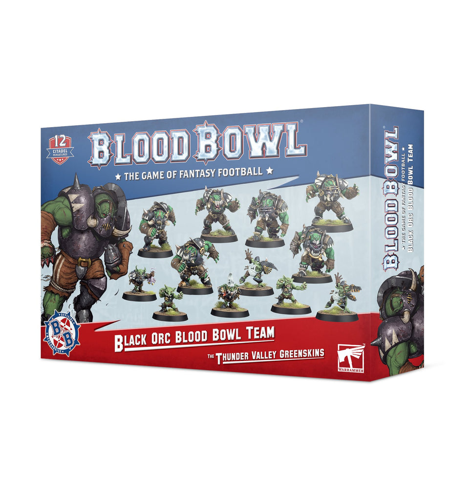 Blood Bowl Black Orc Team (202-12) - Pastime Sports & Games