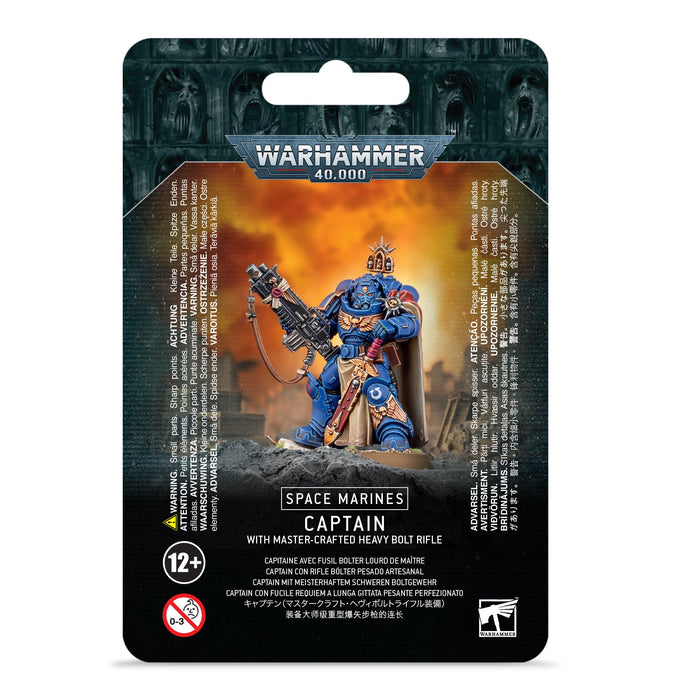 Warhammer 40,000 Space Marines Captain with Master-Crafted Bolt Rifle (48-48) - Pastime Sports & Games