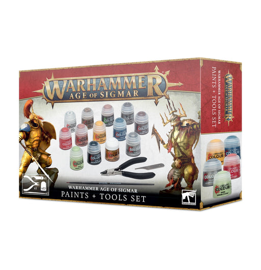 Warhammer Age of Sigmar Paint + Tools Set (80-17) - Pastime Sports & Games
