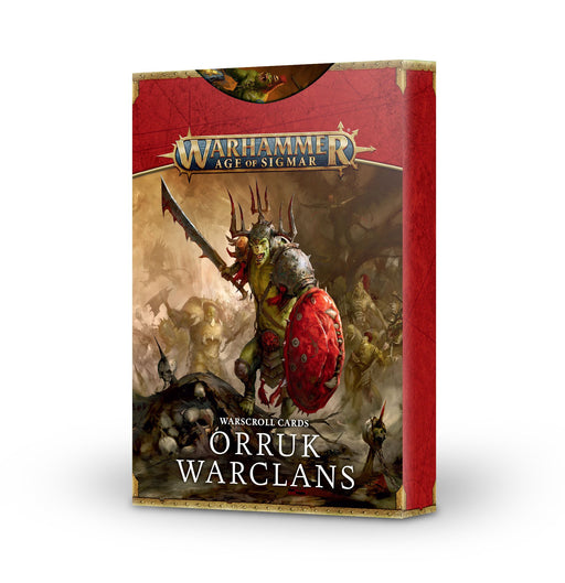 Warhammer Age Of Sigmar Orruk Warclans Warscroll Cards (89-04) - Pastime Sports & Games