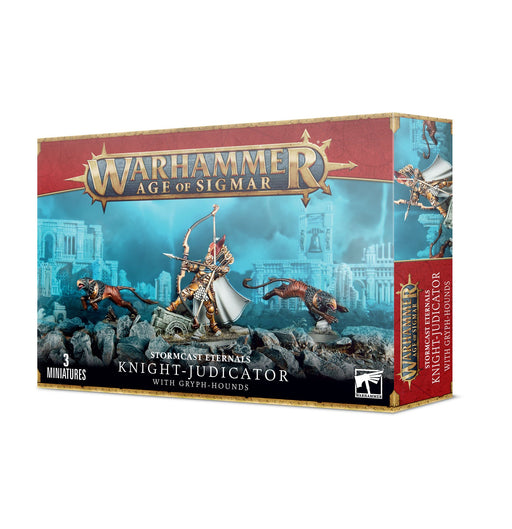 Warhammer Age of Sigmar Stormcast Eternals Knight-Judicator With Gryph-Hounds (96-49) - Pastime Sports & Games