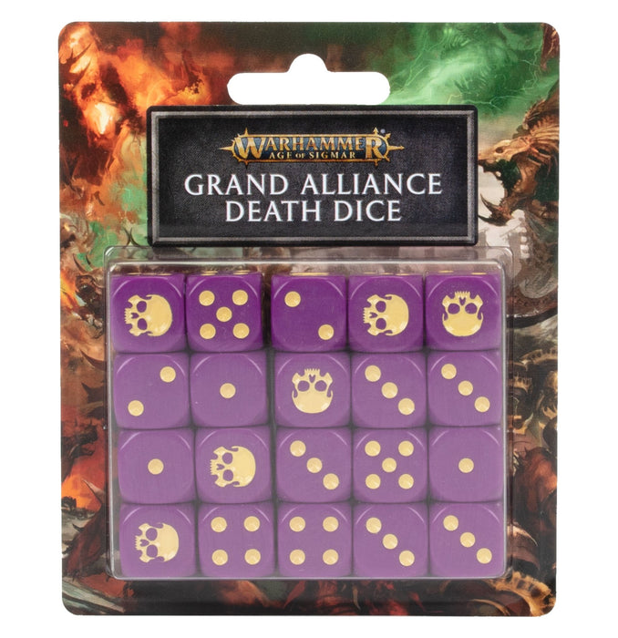 Warhammer Age Of Sigmar Grand Alliance Death Dice (80-21) - Pastime Sports & Games