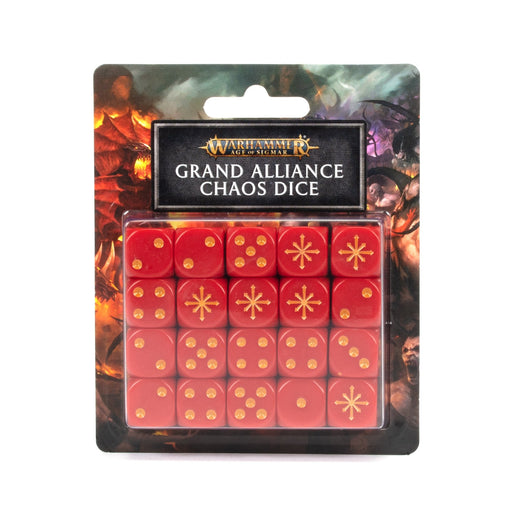 Warhammer Age Of Sigmar Grand Alliance Chaos Dice (80-22) - Pastime Sports & Games