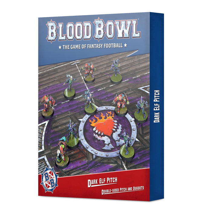Blood Bowl Dark Elf Pitch & Dugouts (200-50) - Pastime Sports & Games