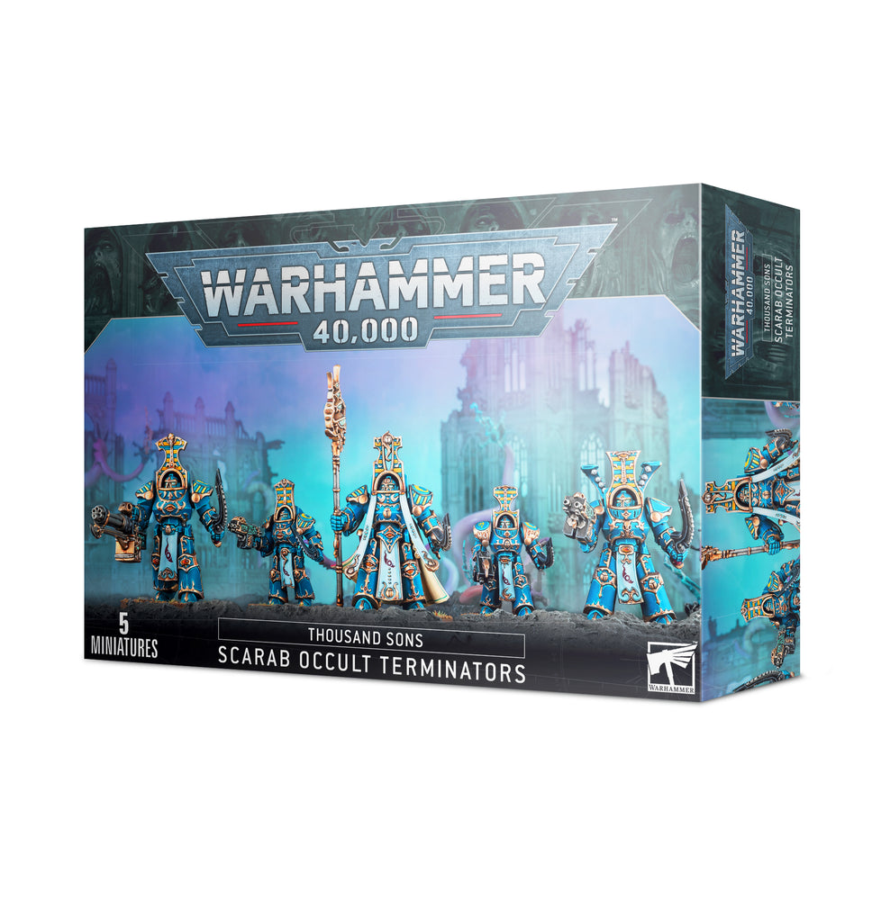 Warhammer 40,000 Thousand Sons Scarab Occult Terminators (43-36) - Pastime Sports & Games
