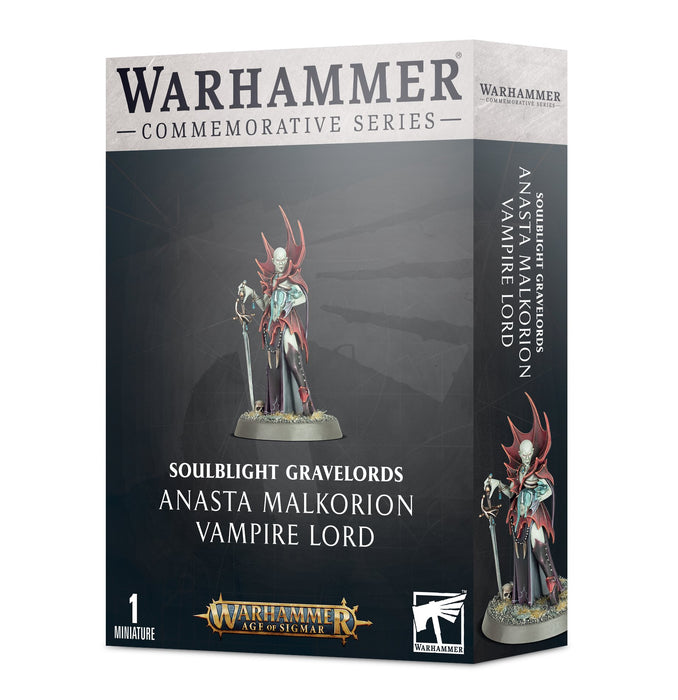 Warhammer Commemorative Series Soulblight Gravelords Anasta Malkorion Vampire Lord (91-58) - Pastime Sports & Games