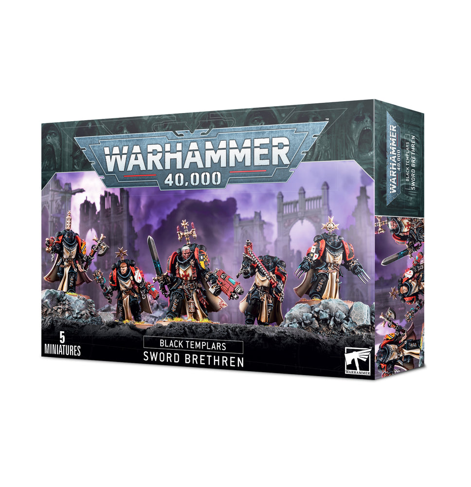 Warhammer 40,000 Black Templars Sword Brethren (55-43) - Pastime Sports & Games