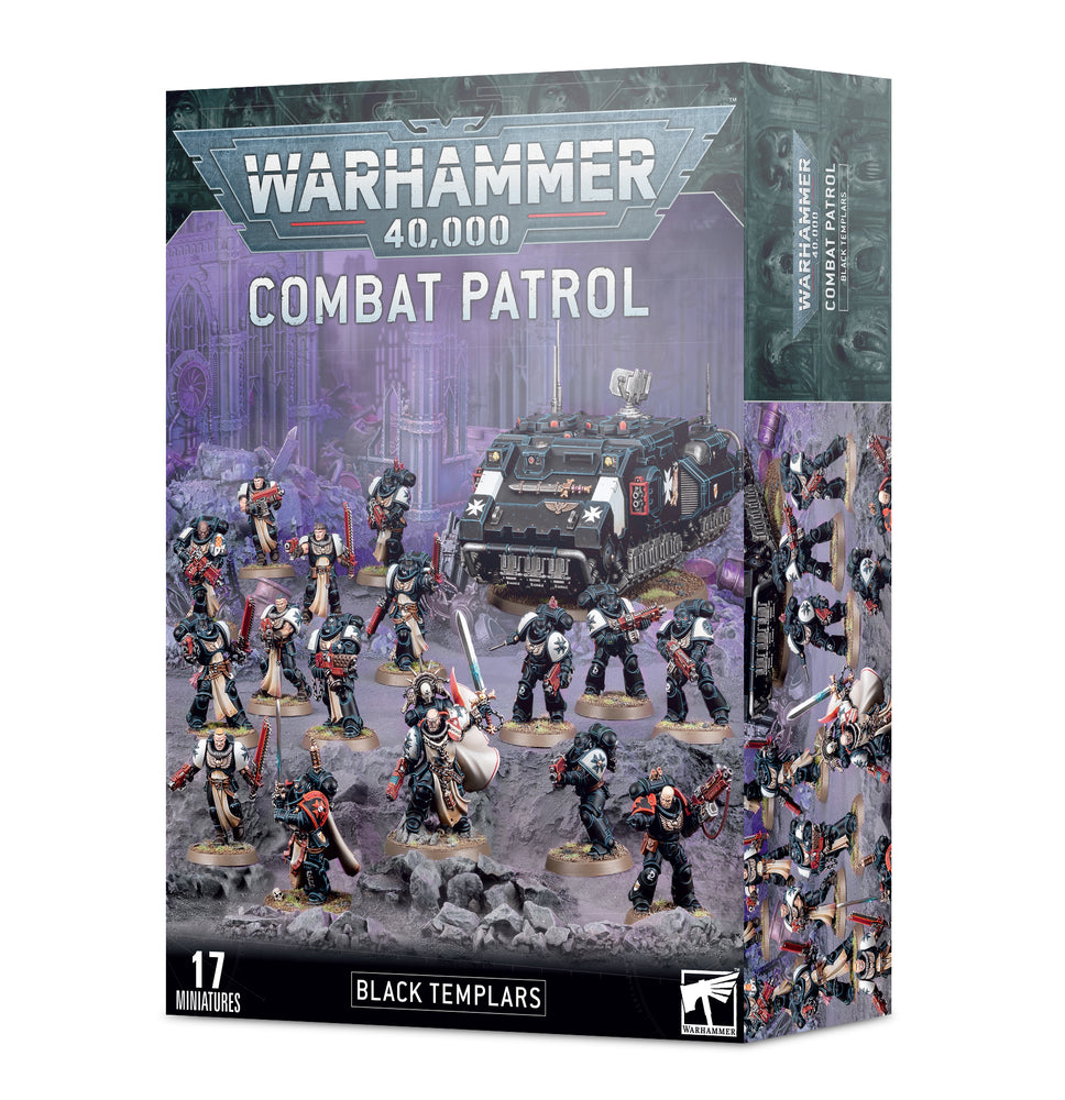 Warhammer 40,000 Combat Patrol Black Templars (55-50) - Pastime Sports & Games