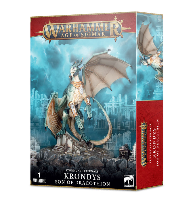 Warhammer Age of Sigmar Stormcast Eternals Krondys Son of Dracothion (96-50) - Pastime Sports & Games