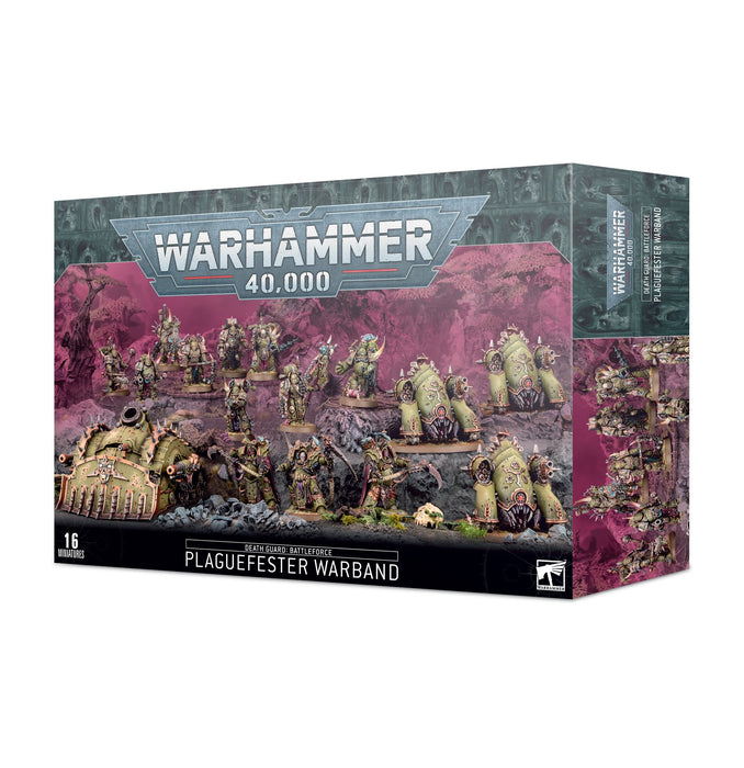 Warhammer 40,000 Battleforce Death Guard Plaguefester Warband (43-71) - Pastime Sports & Games
