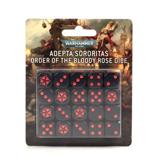 Warhammer 40,000 Adeptus Sororitas Order Of The Bloody Rose Dice (52-60) - Pastime Sports & Games