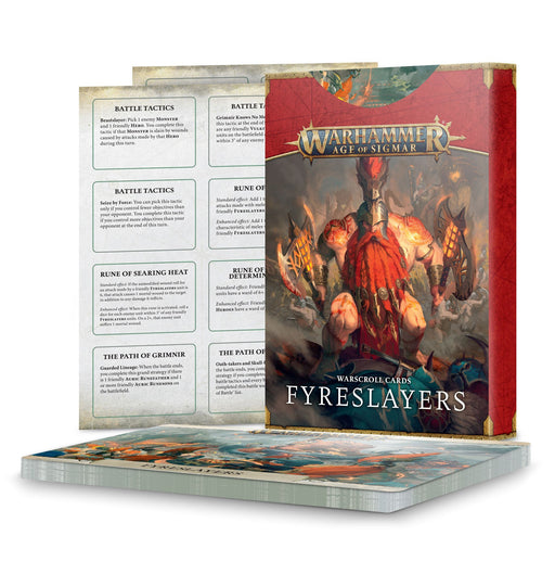 Warhammer Age Of Sigmar Fyreslayer Warscroll Cards (84-04) - Pastime Sports & Games
