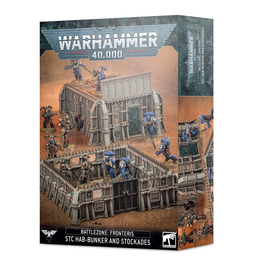 Warhammer 40,000 Battlezone Fronteris STC Hab-Bunker and Stockades (64-55) - Pastime Sports & Games