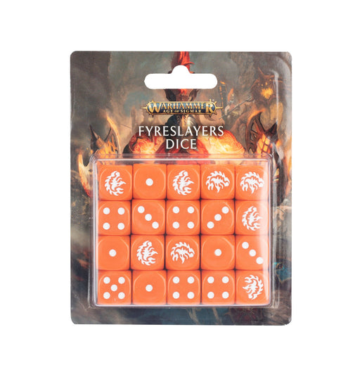 Warhammer Age Of Sigmar Fyreslayers Dice (84-50) - Pastime Sports & Games