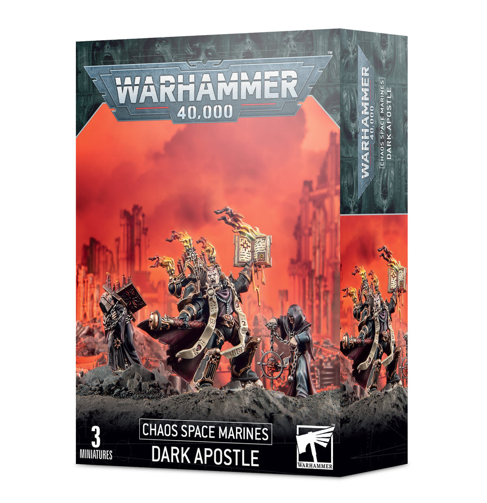Warhammer 40,000 Chaos Space Marines Dark Apostle (43-37) - Pastime Sports & Games